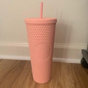 Starbucks Matte Pink Studded Tumbler